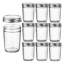 16oz 470ml glass mason jar with lid regular mouth mason jars 16 oz glass jar